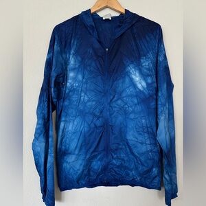 Adidas Blue TieDye Windbreaker